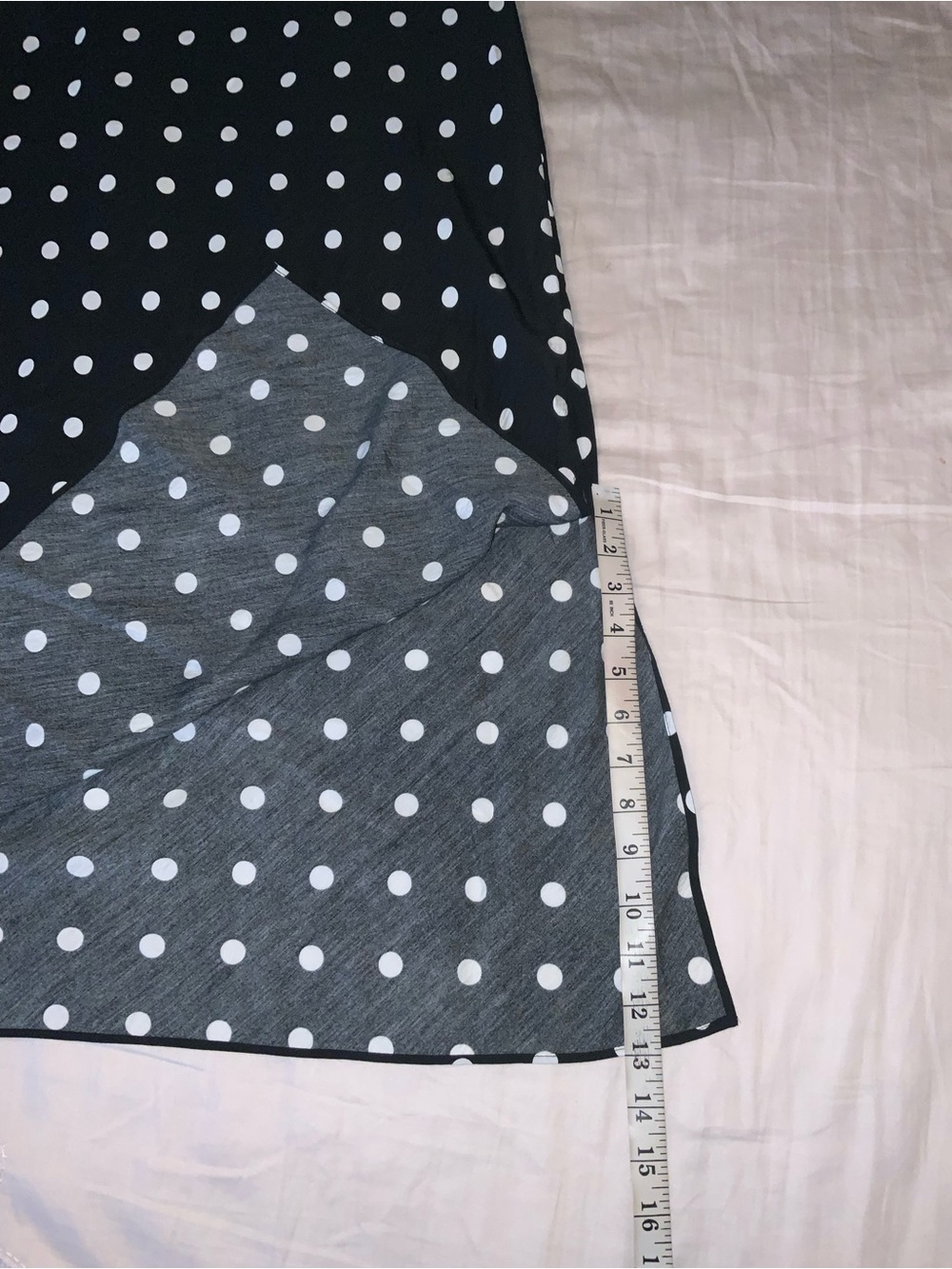 Madewell The Layton Midi Slip Skirt True Black Polka Dot NWT Size 6 - Picture 9 of 10